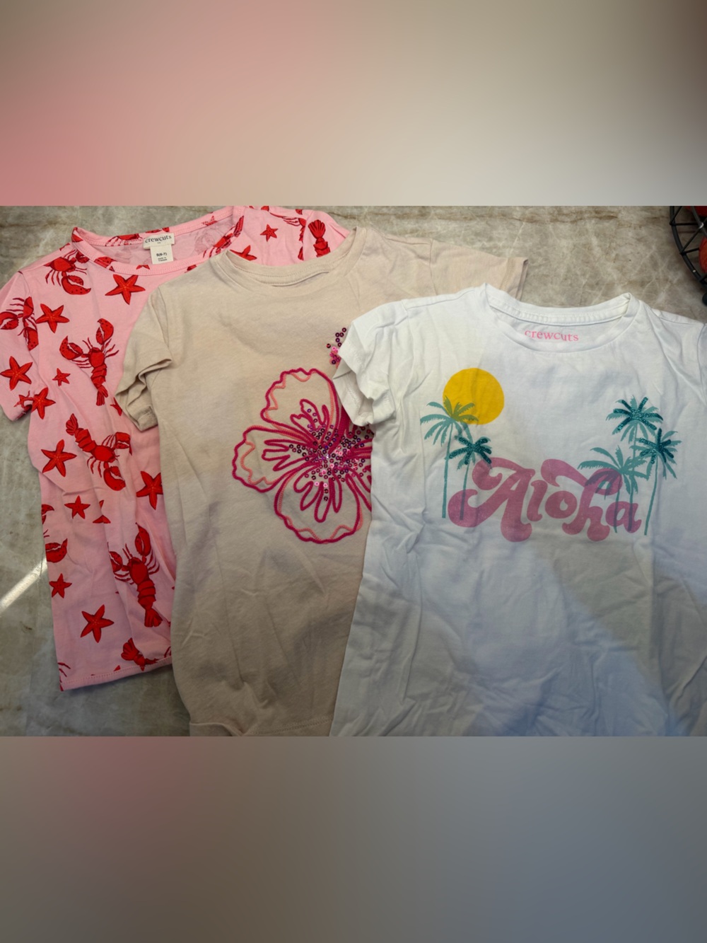 J Crew Factory Girls 3-Pack Tops